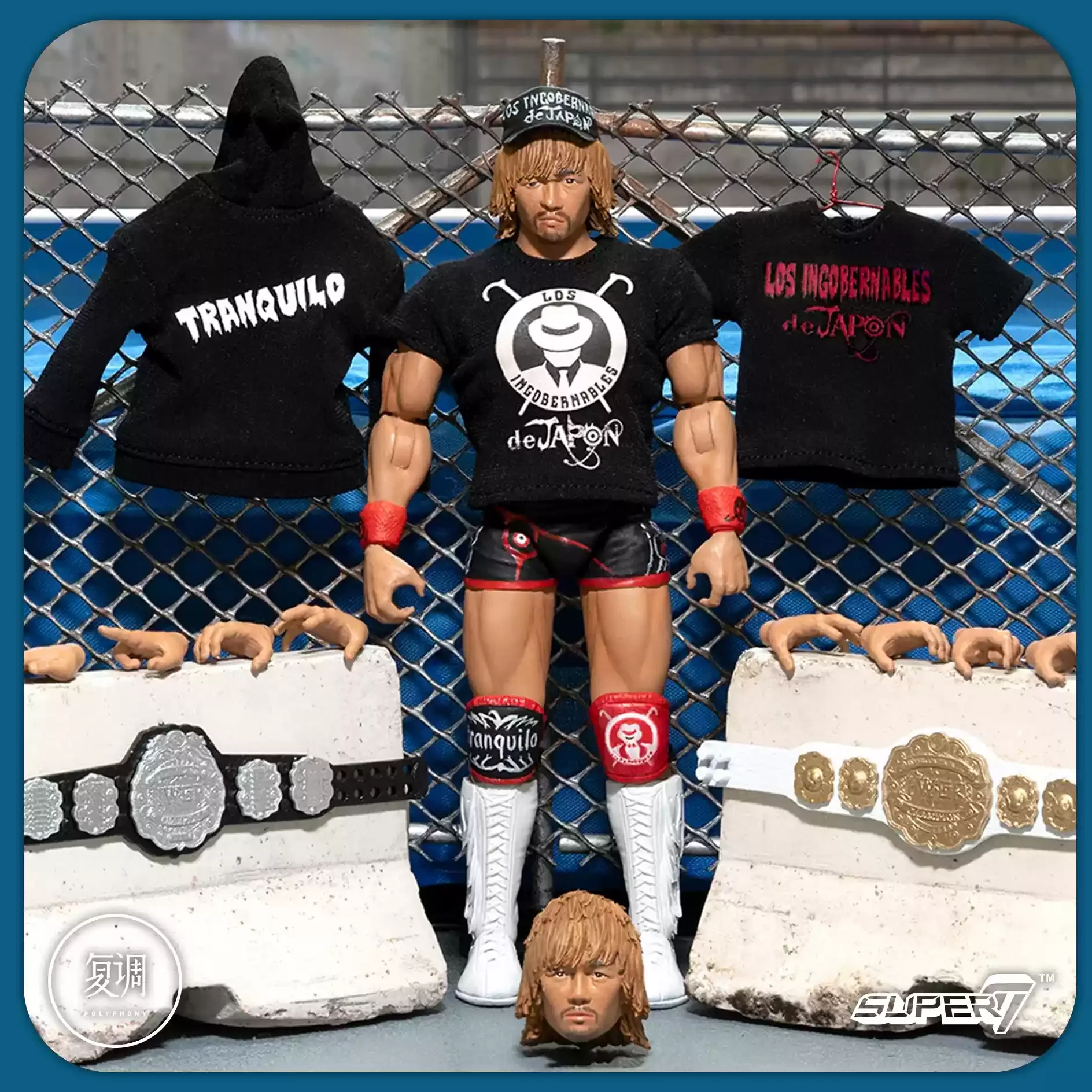 Super7 New Japan Pro Wrestling Bushi Hiromu Takahashi Tetsuya