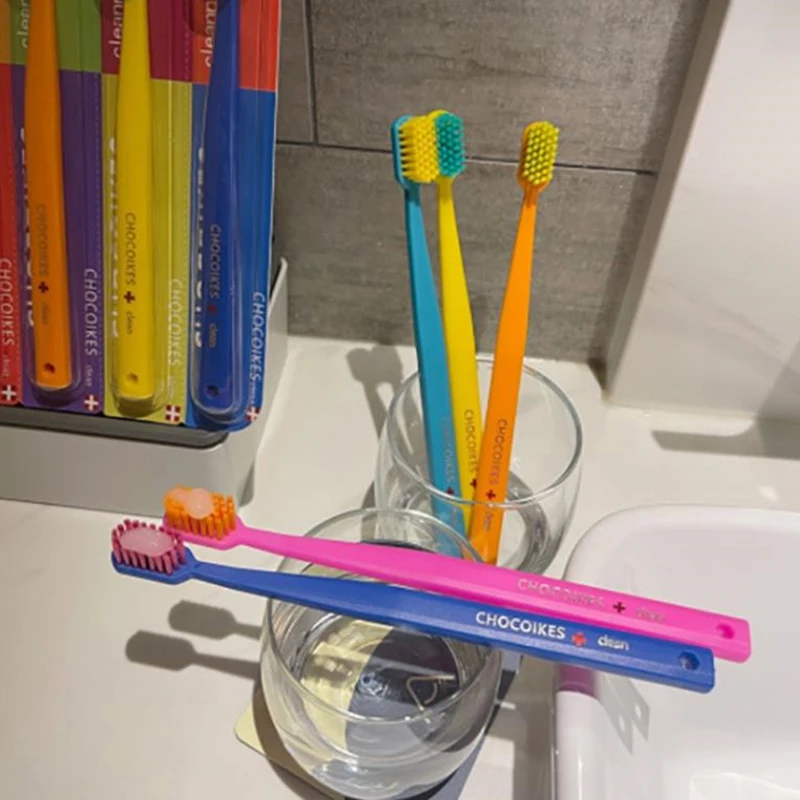 Ultra Soft Toothbrush Colored Men Women Adult Household Toothbrush  Toothbrush Oral Hygiene For Sensitive Gum