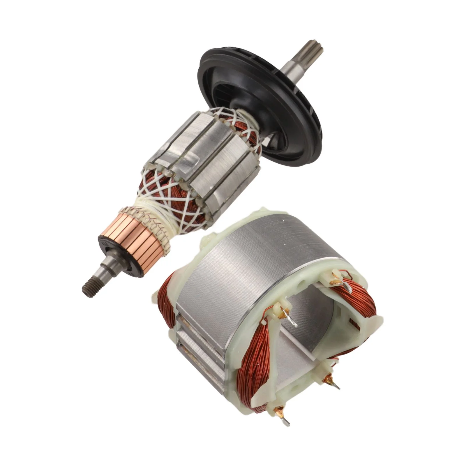 As Picture Armature Stator Set Applicable Model RH540 RH540S Armature Part Number 1619P10864 Brand New Metal Material