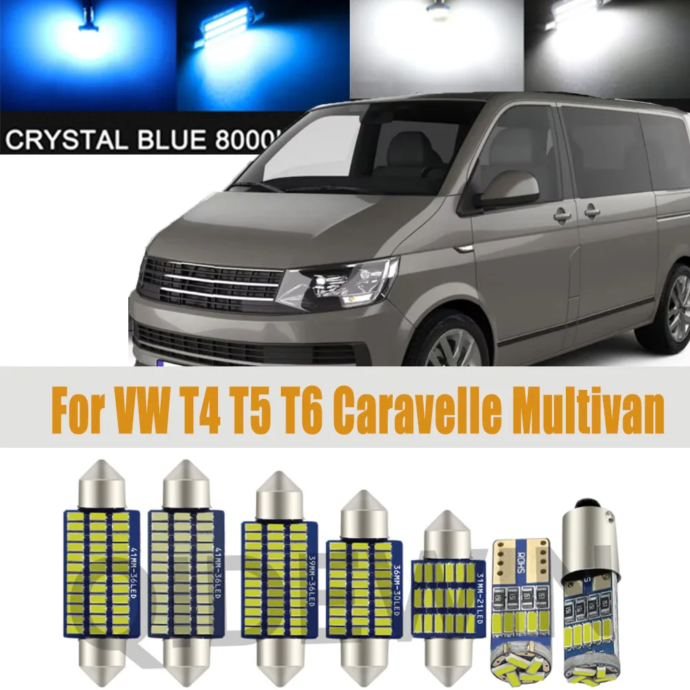 Canbus For VW T4 T5 T6 Caravelle Multivan Transporter 1990-2003 2004 2005 2006 2007 2008-2018 Car Accessoires LED Interior Light