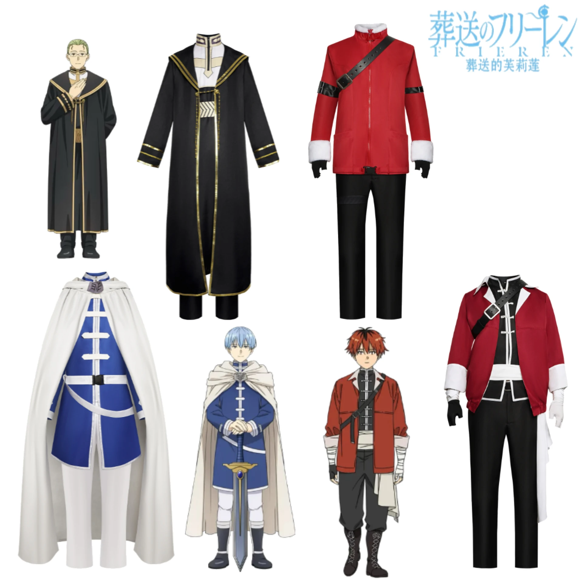 

Frieren: Beyond Journey's End Hieta Cosplay Costume Stark Halloween Himmel Role Play Stage Costume Unisex for Both Men and Women