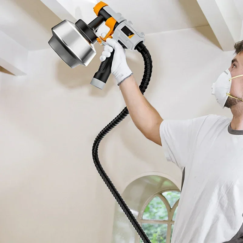 Small New Electric Spray Gun High Power 1200W Art Emulsion Paint Spraying Machine Paint Wall Spray Machine