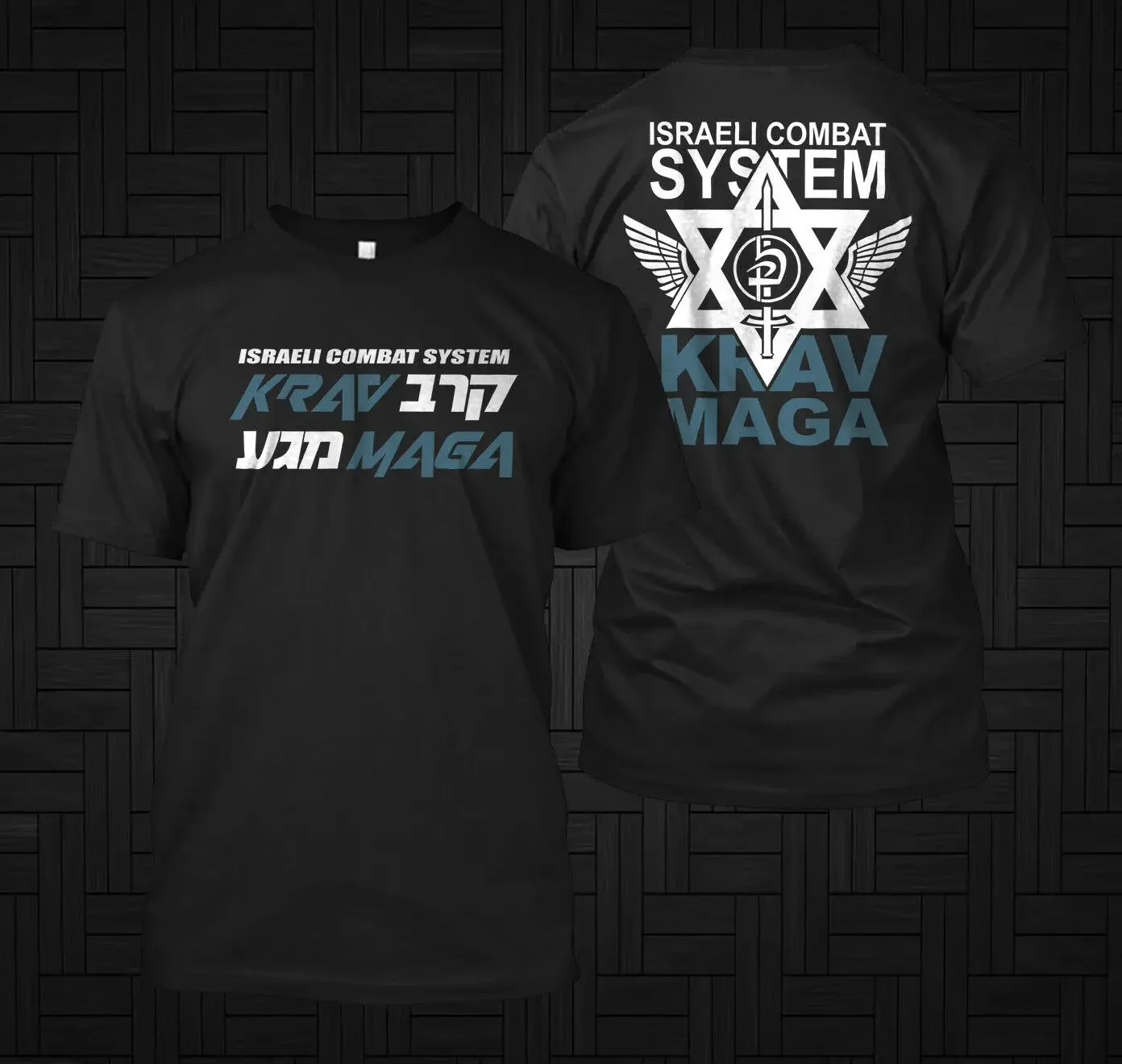 Israeli Combat System Krav Maga Men Custom T-shirt Short Casual Shirts Size S-3XL