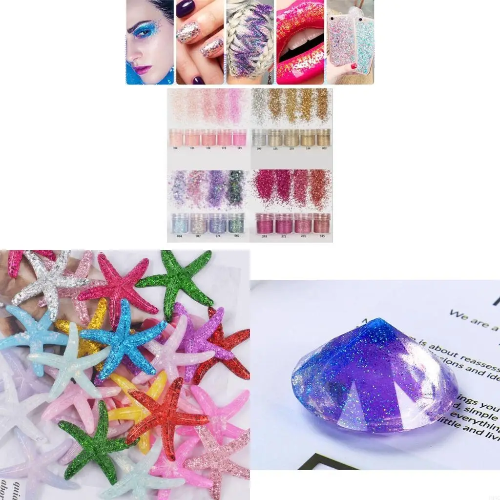 

195C Crystal Epoxy Resin Filler Pigment Resin Shinning Filling Flash Glitter Powder