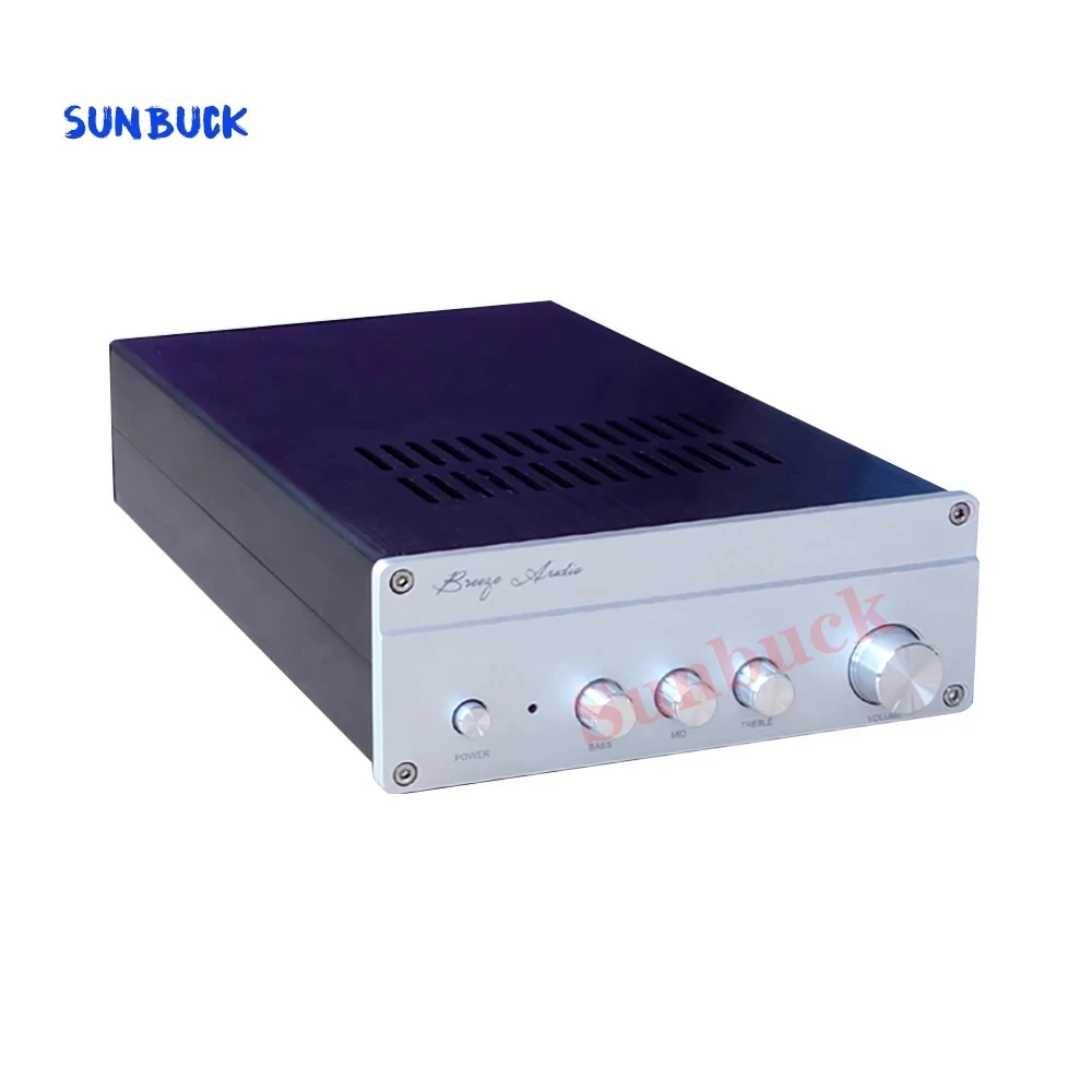 Sunbuck AT100 TDA7293 con amplificador de circuito de tono de tres segmentos amplificador de potencia de Audio 100W * 2