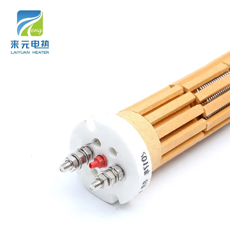 380V 3KW Custom Ceramic Bobbin Heater Heating element