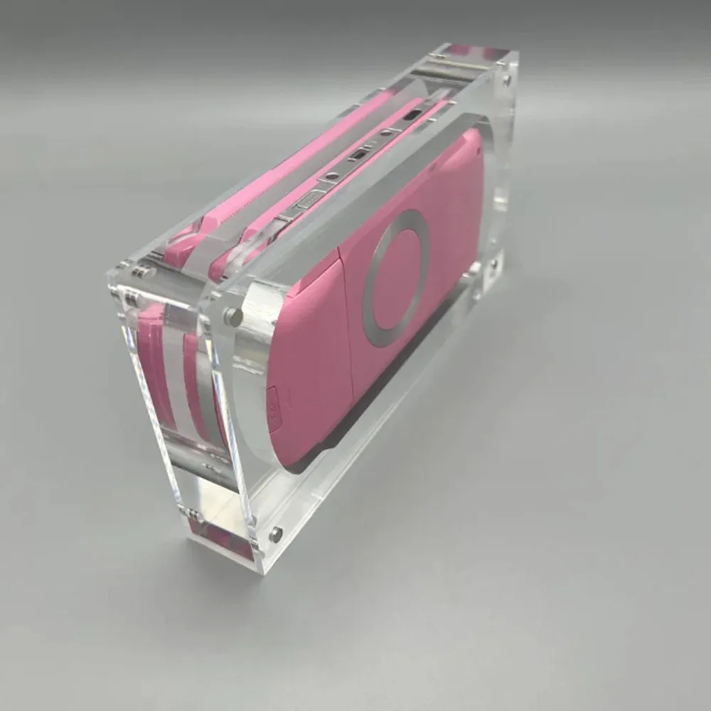 กล่องเก็บเคสอะคริลิคแม่เหล็กสำหรับ1000 PSP/2000/3000คอนโซลเกม