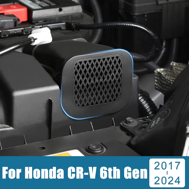 

For Honda CR-V 2023 2024 2025 CRV 6th Gen Hybrid ABS Car Engine Air Intake Mask Sticker Case Decoration Trim Cover Accessories