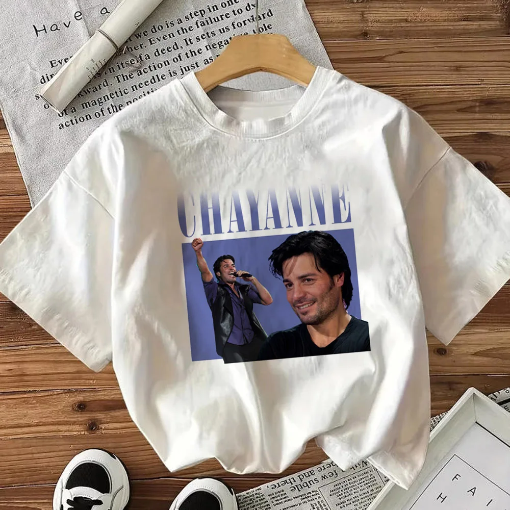 Chayanne T Shirt Femme Psychedelic Baddie Vintage Meme Kawaii Shirt Goth Clearance Sales Cutecore Casual Short Sleeve Tee