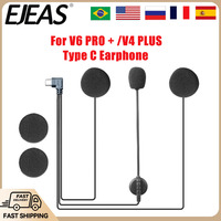 Motorcycle Intercom Accessories Type-C Jack EJEAS V6 PRO+ Motorcycle Helmet Headset Vnetphone EJEAS Q7/V7 Optional Clip