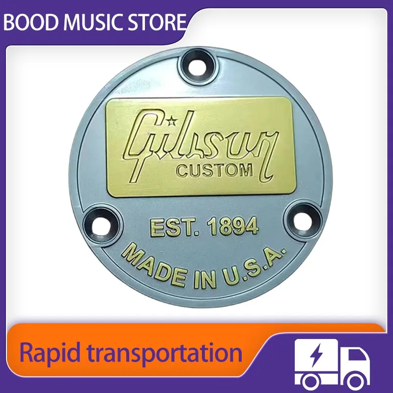 Gib custom metal shifter switch cover Gold Guitar Toggle Switch Back Metal Cover EST1894 Guitar  Back Cover Smoked Gold Metal