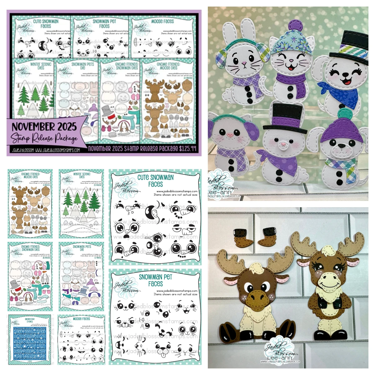 

Jaded Blossom NOVEMBER 2025 GOTTA HAVE IT NOW STAMP RELEASE PACKAGE Metal Cutting Dies and Stamps for DIY Scrapbook Diary Album