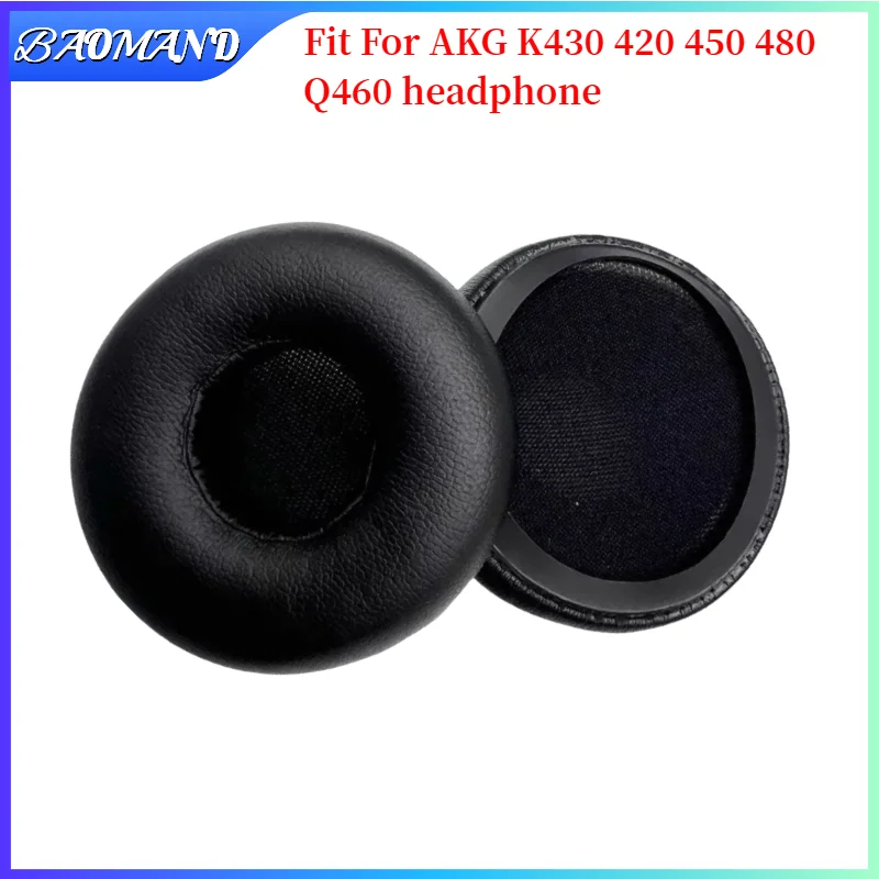 

BAOMAND Protein Leather Earpads Cushions For AKG K430 420 450 480 Q460 Headphones, Replacement Ear Pads Headset