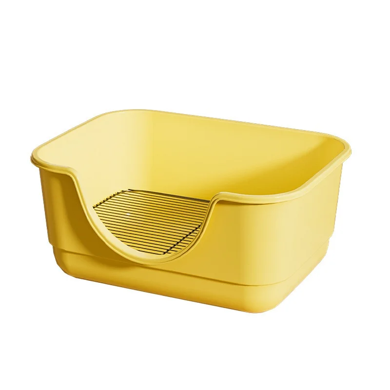Large Dog Toilet Bathtub Style Iron Mesh Durable PP Plastic Dog Sand Basin Splash Proof Easy To Clean Pet Supplies Wholesale