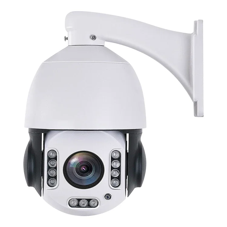 High Quality Ptz Ip Camera 5mp Ptz Camera 20x Zoom Cctv Camera Metal White Network H.265 Micro SD Card 2 Years Up To 100 Meters