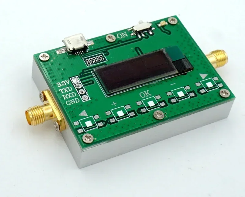 In stock 1PC High-precision Meter, Frequency Detector, Reader,Detector, 2.4GHZ OLED Display, CNC Housing