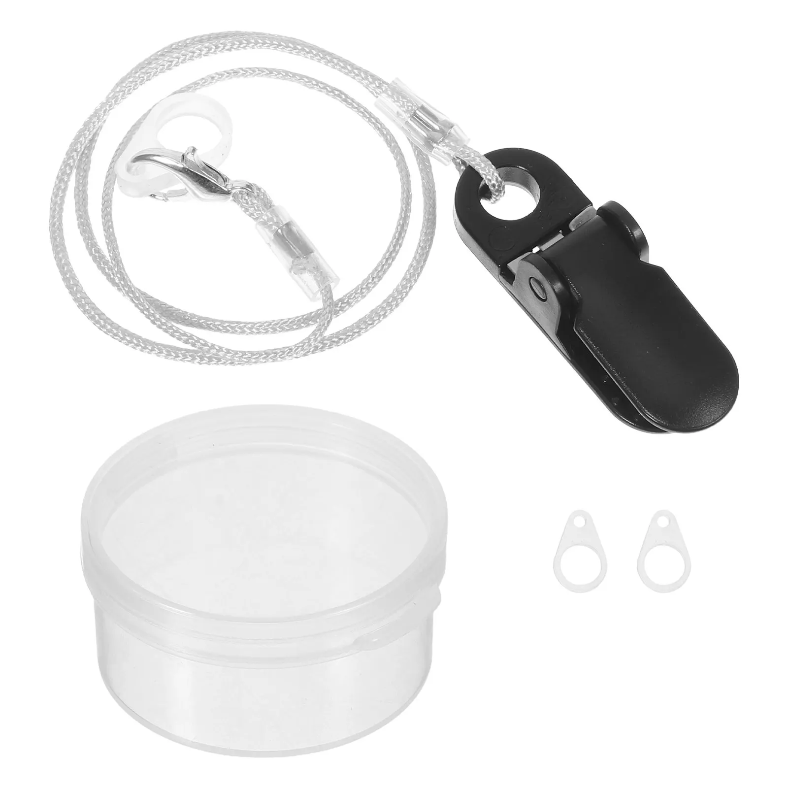 Hearing Amplifier Anti-Loss Lanyard Protector Adjustable Secure Sturdy Clip Design Easy Clean Protective Cover for Seniors Kids - view 3