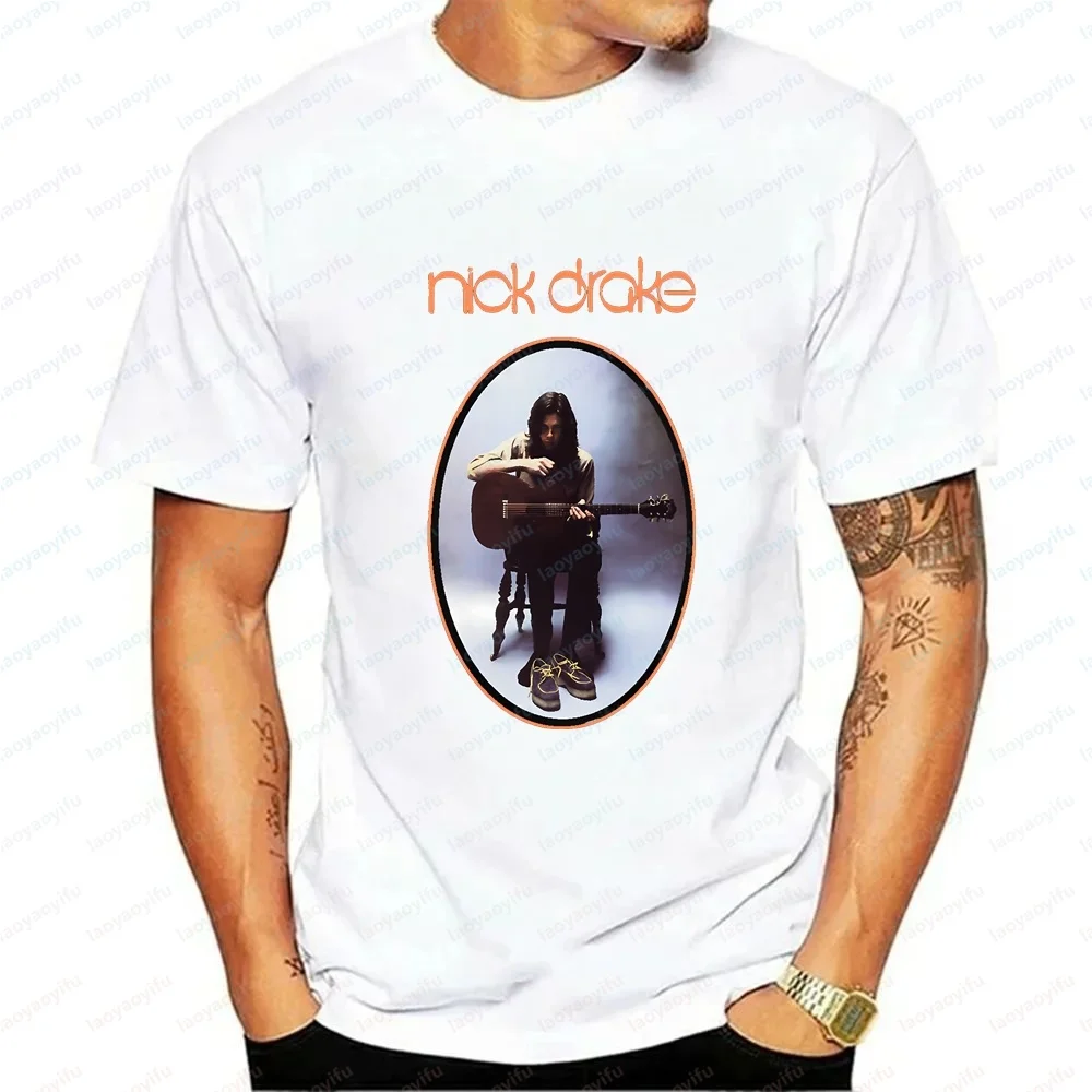 Korean-style Review of Men's Clothing: Nick Drake Summer Short-Sleeved Men's Women's Round-neck T-Shirt Comfortable T-shirt