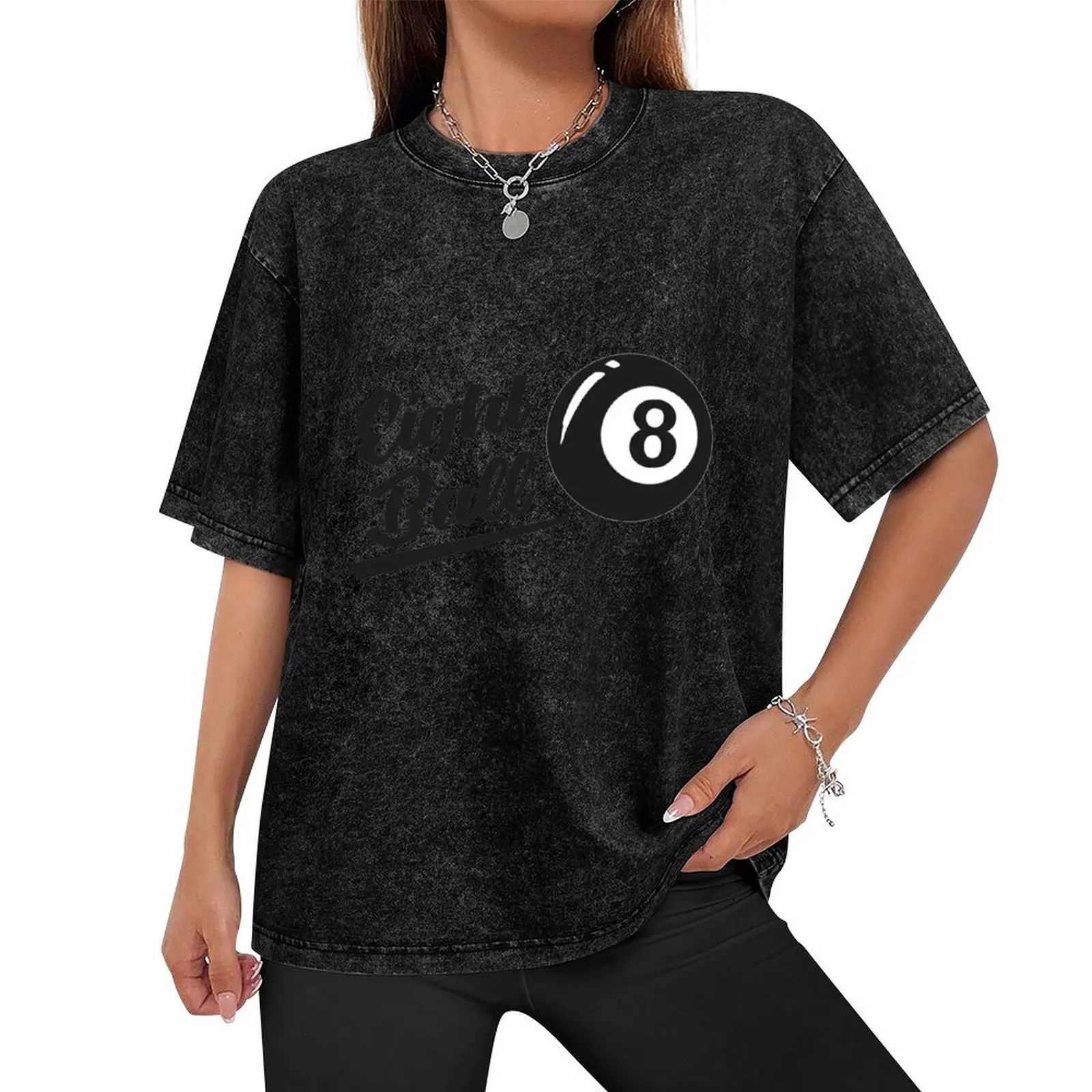 8 Ball T-Shirt T-shirts man fashion shirts quick drying oversized graphic tee men graphic t shirts