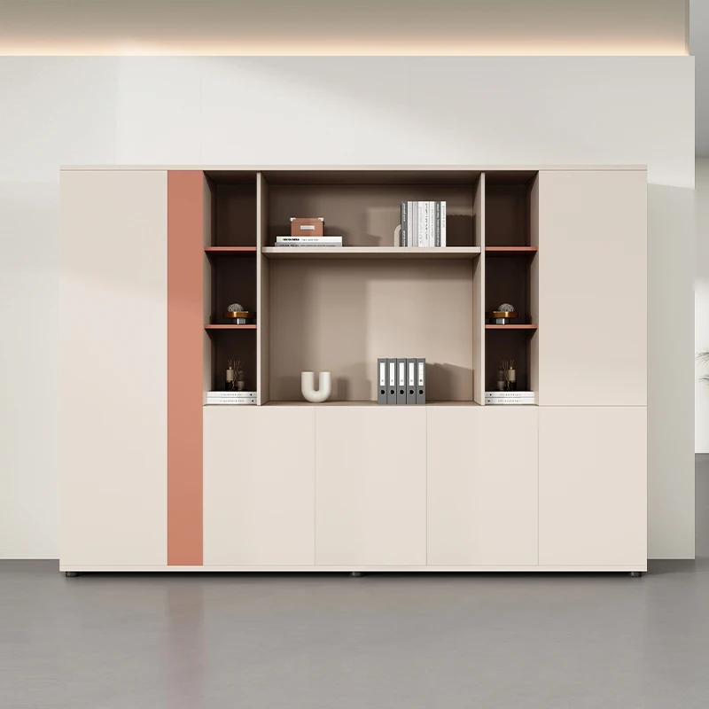 File cabinets Simple modern office Wall storage cabinets Display lockers