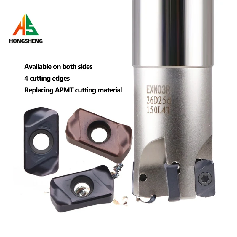 

EXN03R серия LNMU0303ZER 10 шт. быстродействующий двухсторонний держатель фрезерного станка для стальных карбидных вставок CNC торцевая фреза LNMU0303