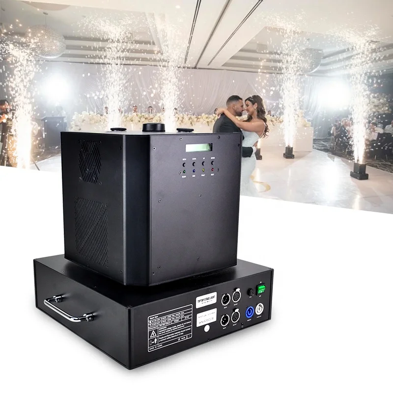 Stage Firework Machine 360 Moving Head Cold Spark 1300w wedding star spark machine