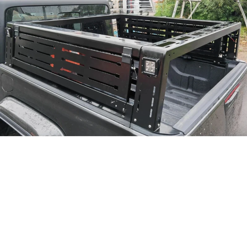 High Quality Adjustable Roll Bar Bed Rack Fit Gladiator