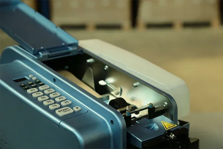 

perfect 2026 Automatic Water Activated tape dispenser Gummed Tape Machine Kraft Paper Dispenser Gummed Tape Packing Machine