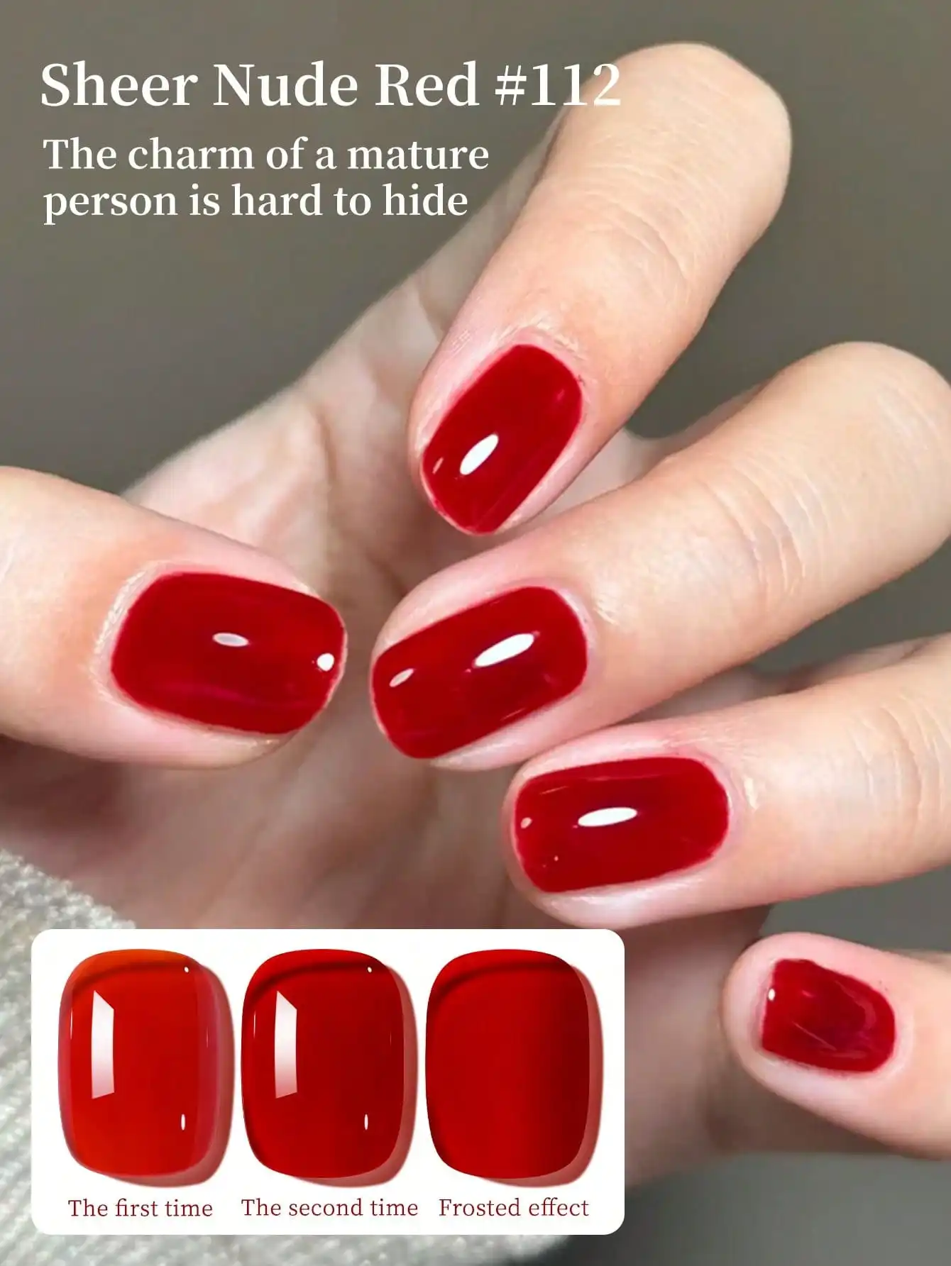 XEIJAYI 1Pc 15ML Nuovo Popolare vino rosso Gel per unghie Semi Permanente Nail Art Soaking UV LED Nail Salon Gel per unghie fai da te