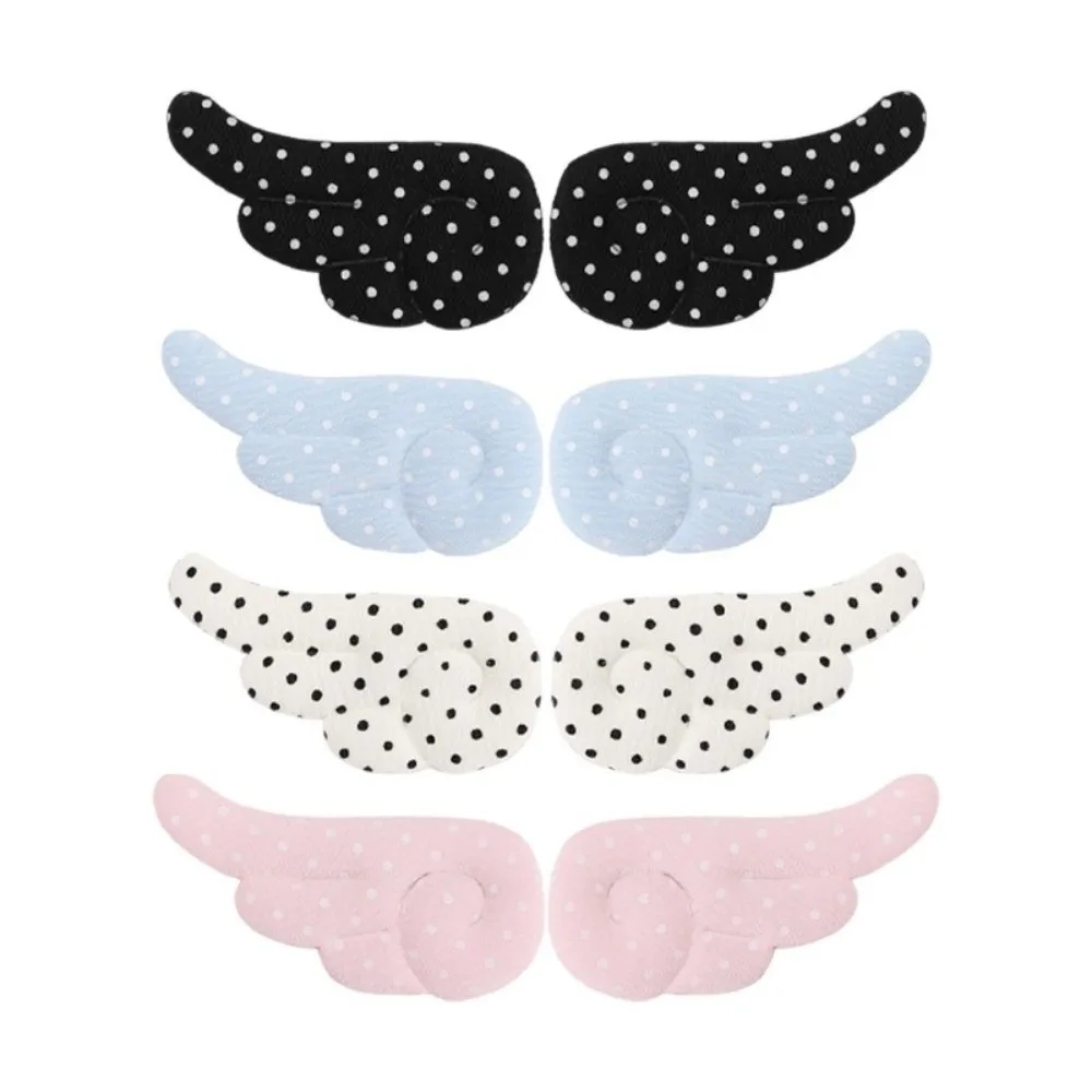 1 Pairs New Polka Dot Angel Wings Hair Clips White Duckbill Bangs Hairpin Harajuku Japanese Style Side Hair Barrettes Women