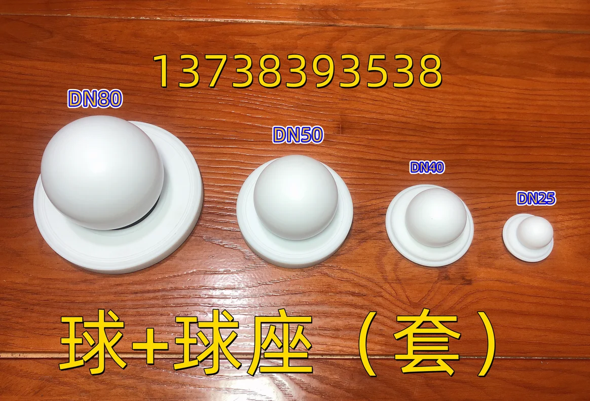 Vulnerable Parts of Pneumatic Diaphragm Pump, PTFE Sealing Ball/nitrile Ball/ball Seat QBY-25/40/50/65/80