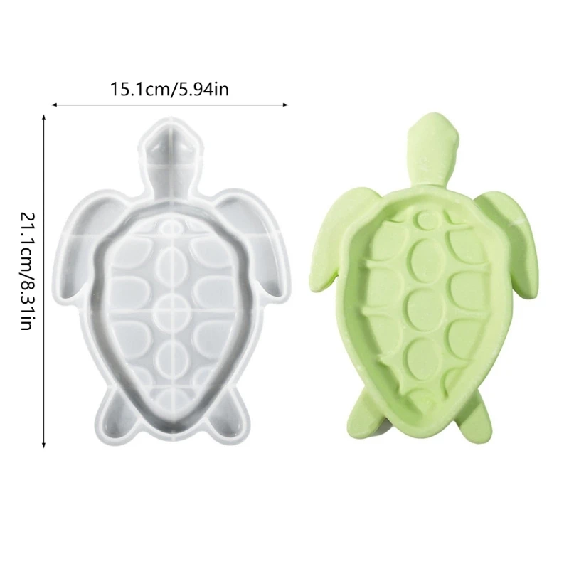 Moldes silicona flexibles, molde placa silicona, forma tortuga molde para platos, moldes artesanales