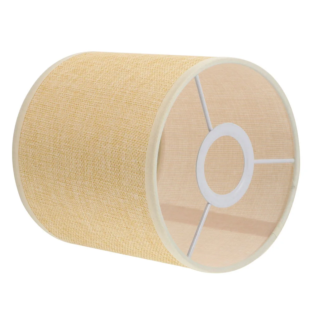 

Simple Linen Lampshade Sturdy Modern Light Cover for Home Hotel Library Use Easy Install Versatile Cloth Lamp Accessory