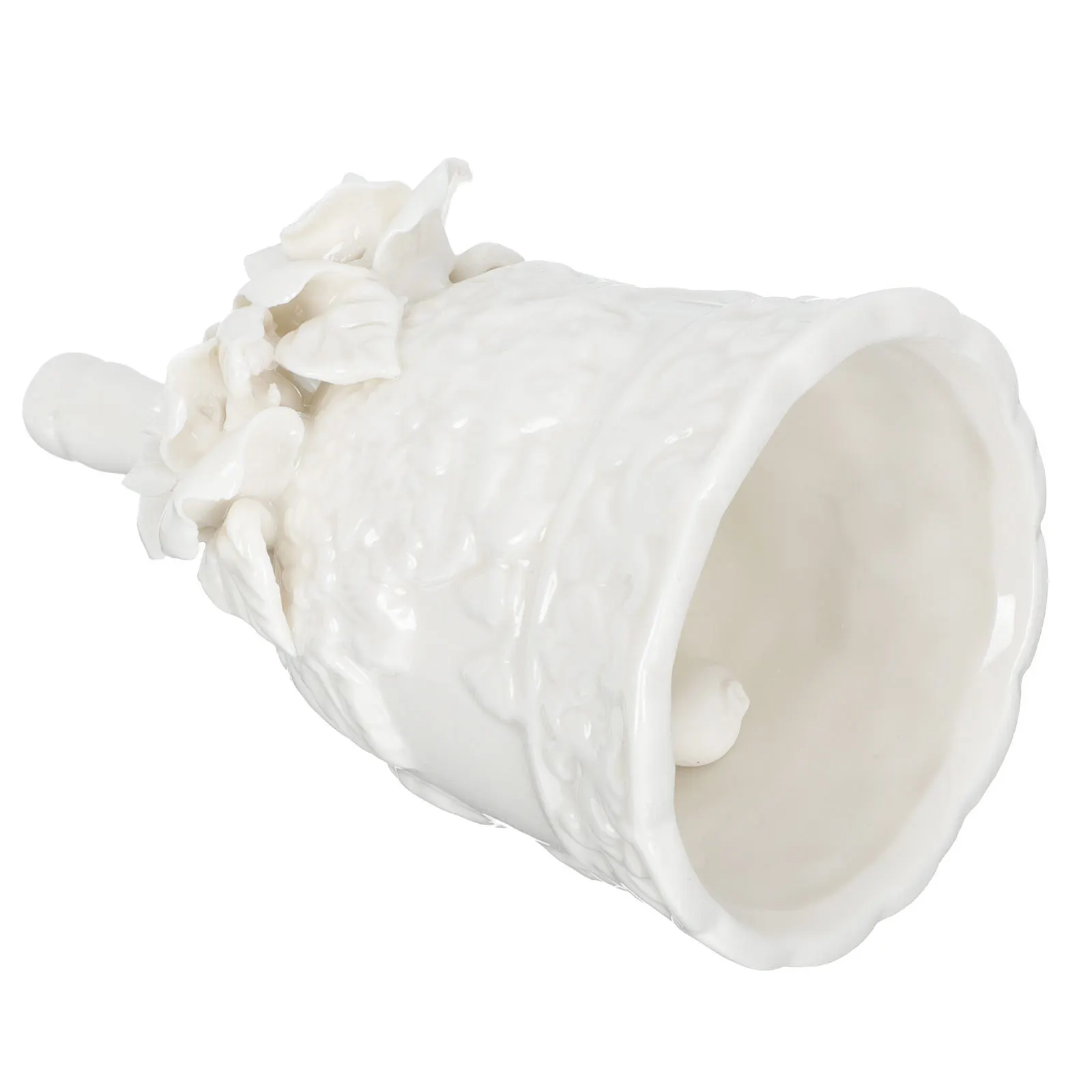 

Exquisite Ceramic Hand Bell Retro Dinner Call Bell for Restaurant Bar Desktop Ornament Desktop Adornment
