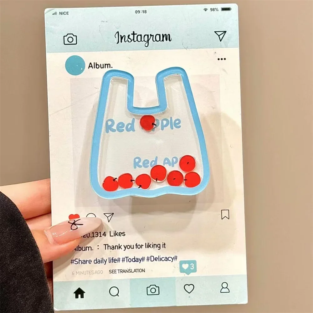 

Забавная синяя сумка Fruit Shake Rock для Magsafe Griptok, держатель для телефона, кольцо на палец, подставка для IPhone, Samsung, кронштейн для девочек