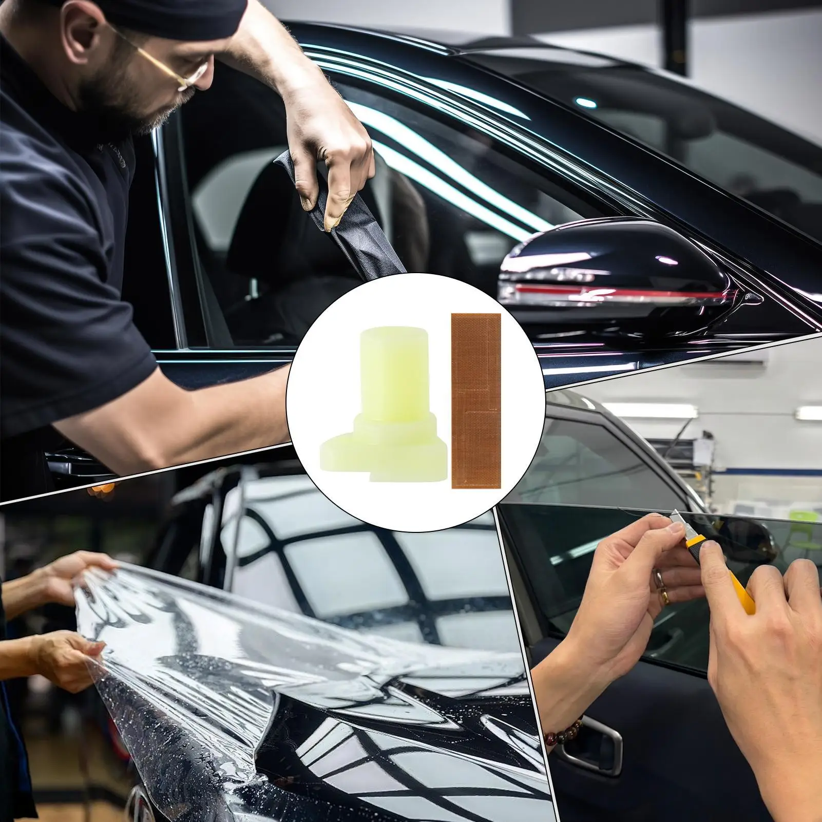 Film Cutting Spacer Guide Window Tint Auxiliary Edge Cutter Wrap Cutting Tool For Detailers Professionals Technicians Hobbyists