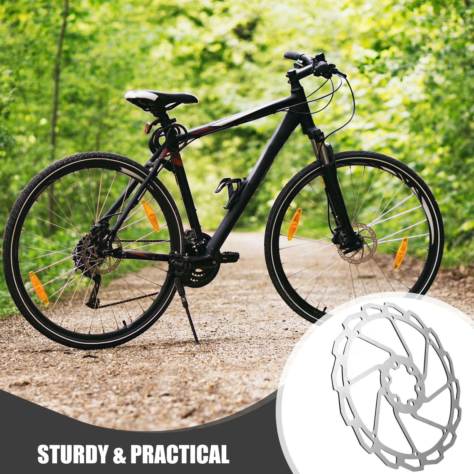 

1Set Bike Disc Brake Professional Metal Disc Brake for Mountain Road Electric Bicycle Cycling Repair Accessory