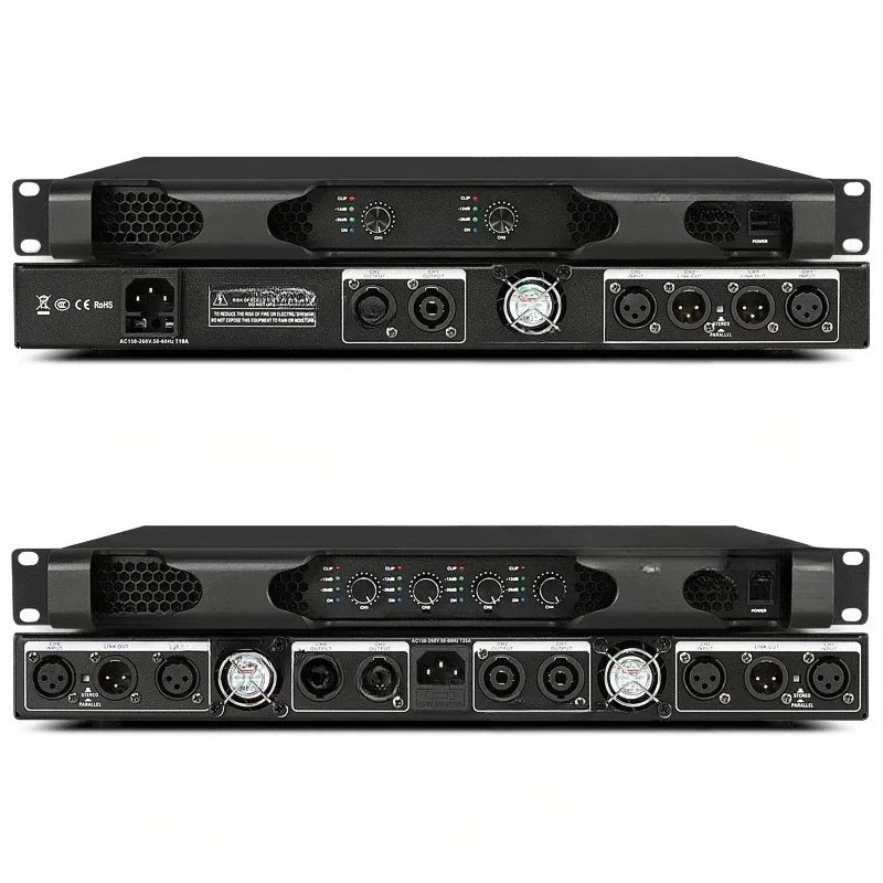 Professional digital power amplifier pure rear stage two-channel household stage fever high power amplifier