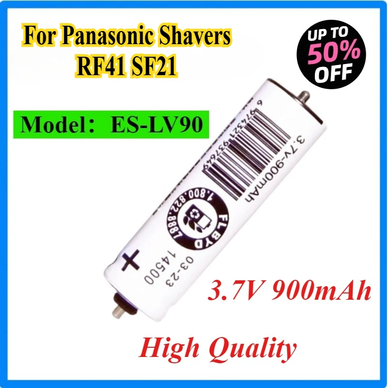 900mAh/750mAh Li-ion Battery for Panasonic Shavers RF41 SF21 ES-LV90,ES-LV92,ES-ST2P,ES-ST3N,EH-HM95,ER-GP80,ES-LV65,ES-WD88