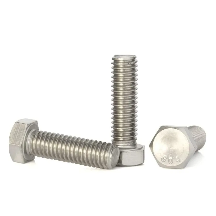 

1 213 x 2 1" to 4" Available Hex Screw Bolt Fully Threaded Stainless Steel 188 (304) Plain Finish Quantity 8