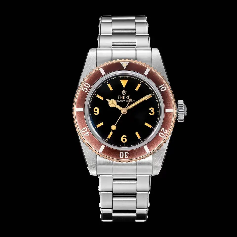 Thorn T028 Bronze Dive Watch PT5000 Automatic Movement 200M