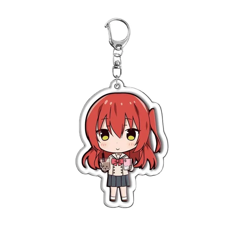 بوتشي ذا روك! أنيمي الكرتون يامادا ريو غوتوه هيتوري شخصيات سلسلة مفاتيح مصنوعة من الأكريليك اكسسوارات Kawaii لطيف سيارة قلادة لعبة سحرية #3