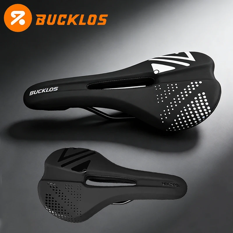 

BUCKLOS Bicycle Seat Cushion Soft Comfortable Bike Saddle Ultralight MTB Seat Cushion Shockproof Ergonomic Road Riding Saddle