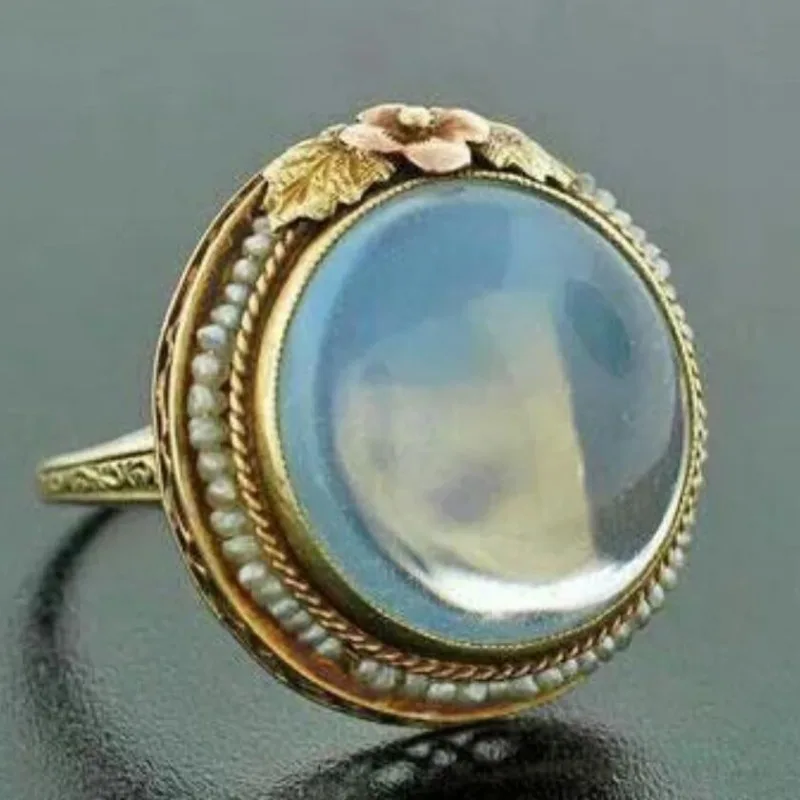 New Hot-Selling Rings, Retro Exaggerated and Simple Personalized Women's Holiday Gifts and Handmade Jewelry