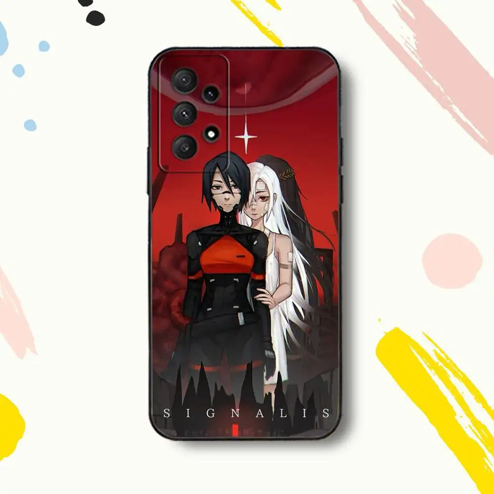 Signalis E-Elster A-Ariane Phone Case For Samsung Galaxy A 80,72,73,91,53,22,51,52,5G,Plus,J,Note Soft Black Cover