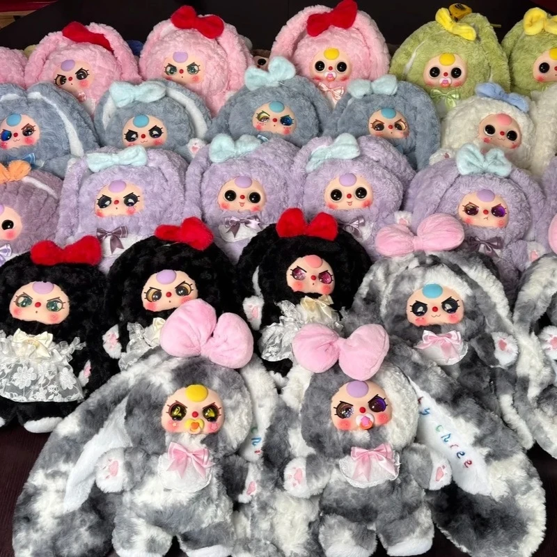 New Baby Three V4 400% Overall Doll Mystery Vinyl Plush Blind Box Fashion Cute Kawaii Decor Girl Toy Surprise Birthday Gift