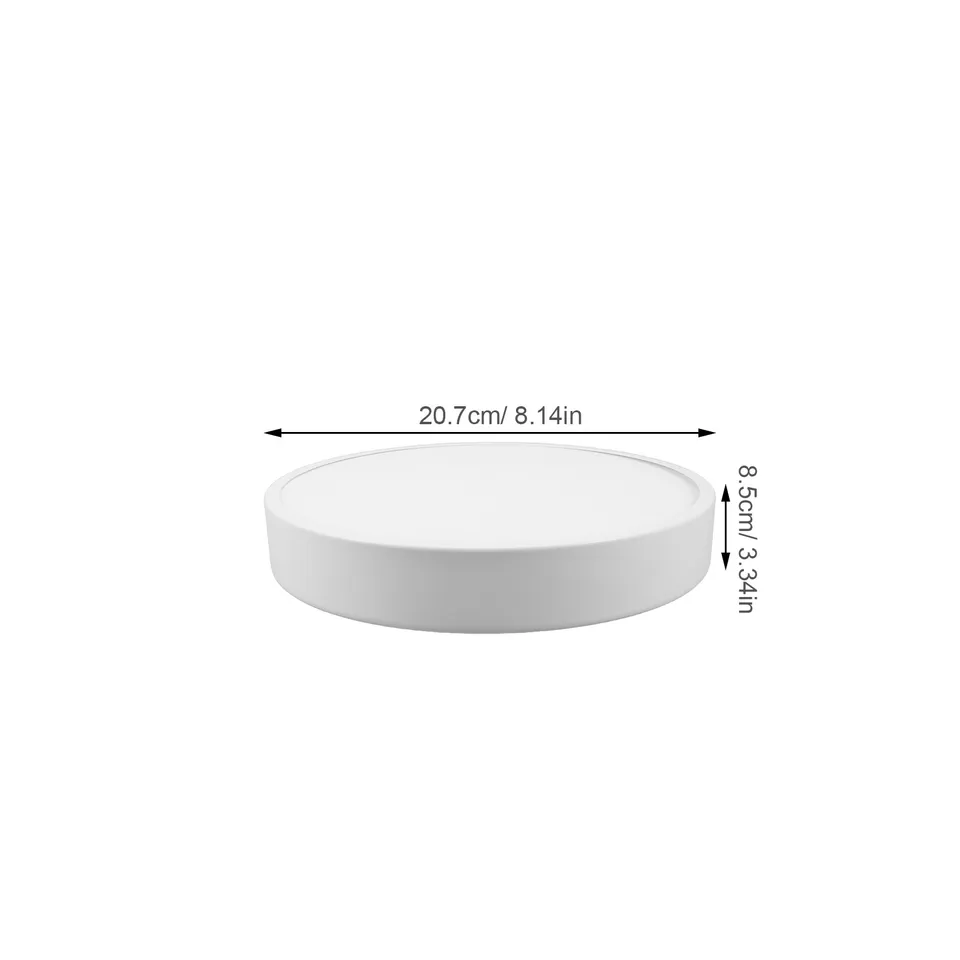 7.87 Inch Ceiling Light Cover Replacement – Plastic Lampshade For Flush Mount Fixtures, Twist-Lock Easy Install For Bedroom, Living Room, Kitchen