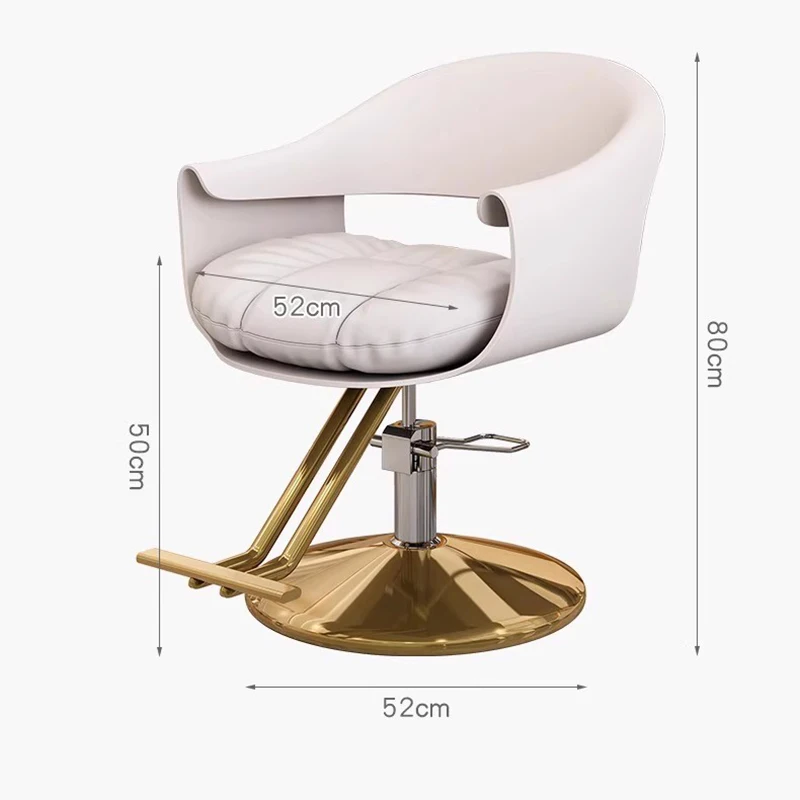 Cadeiras de barbeiro modernas profissionais, salão de beleza exclusivo, cadeiras de salão de beleza de luxo, móveis confortáveis para salão de beleza