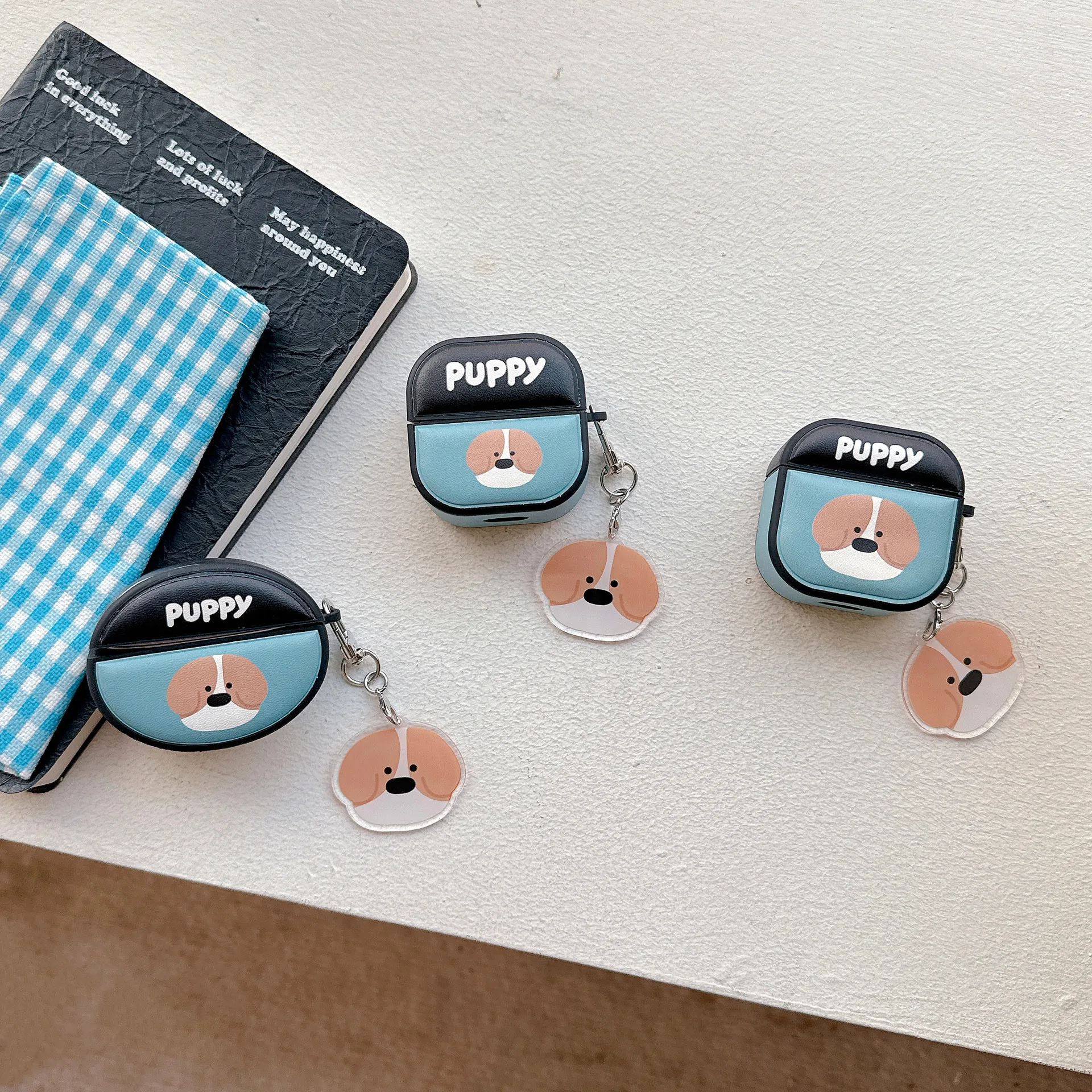 Suitable for Beats Studio Buds+ Earphones - Cartoon Sticker Pouch with pendant Cover for Beats Studio Buds Protection case