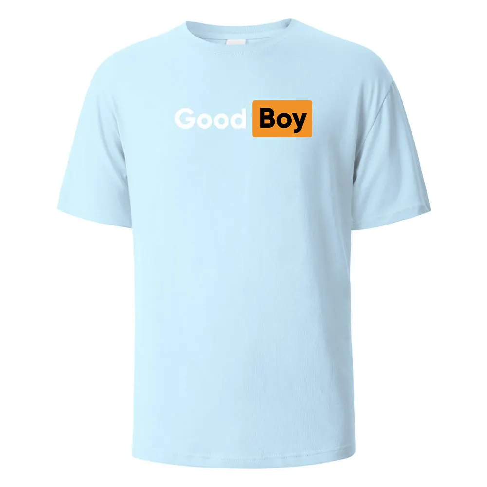 2024 Cool And Trendy Hot Selling Items Good Boy Print T-Shirt Summer Tees For Men Wome O-neck Oversize Casual Short sleeved Tops